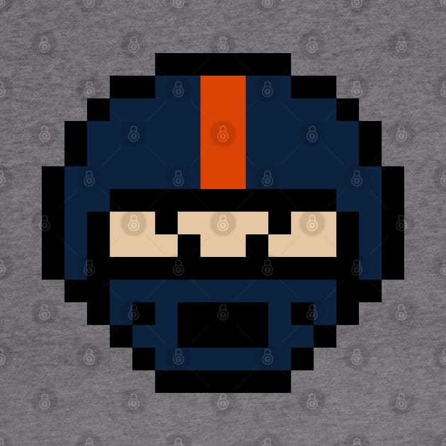 8-Bit Helmet - San Antonio by The Pixel League